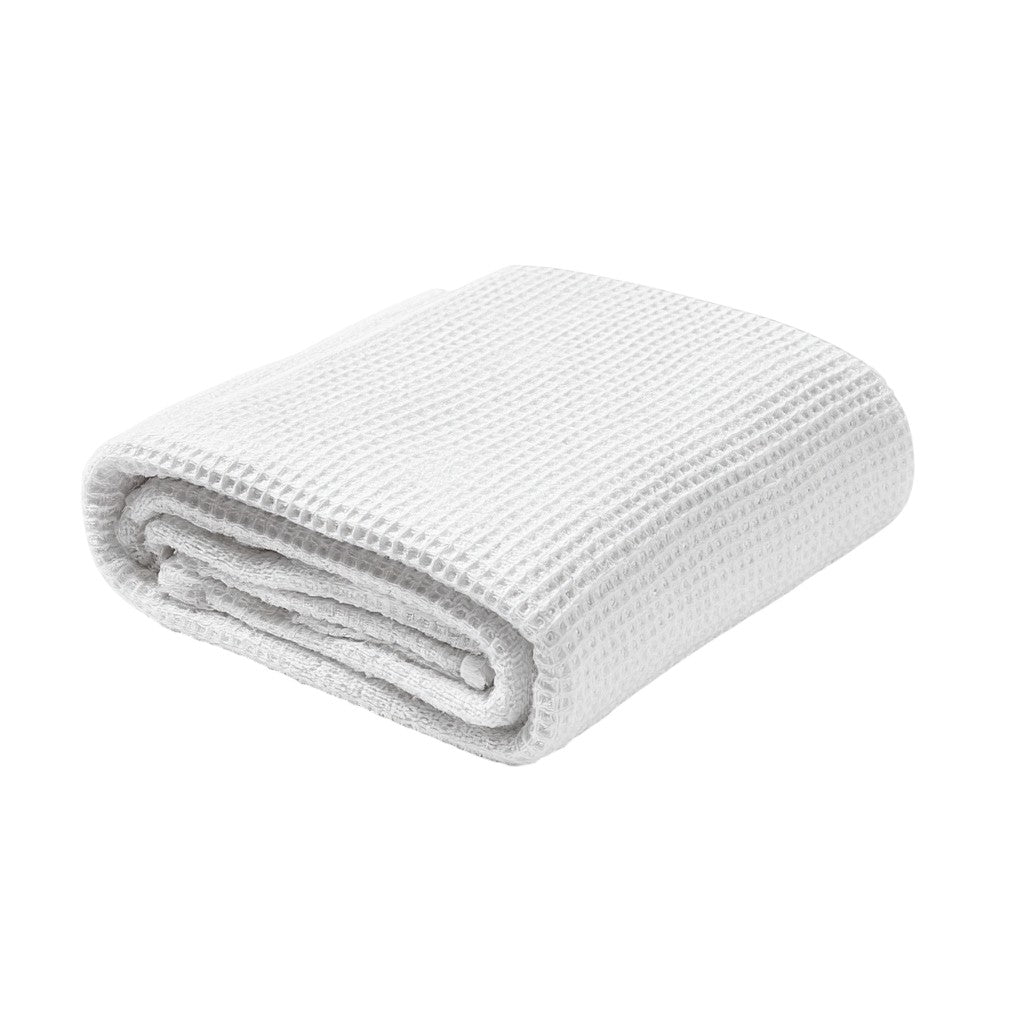 Cloud-Touch Waffle Weave Bath Towel - 100% Organic Cotton